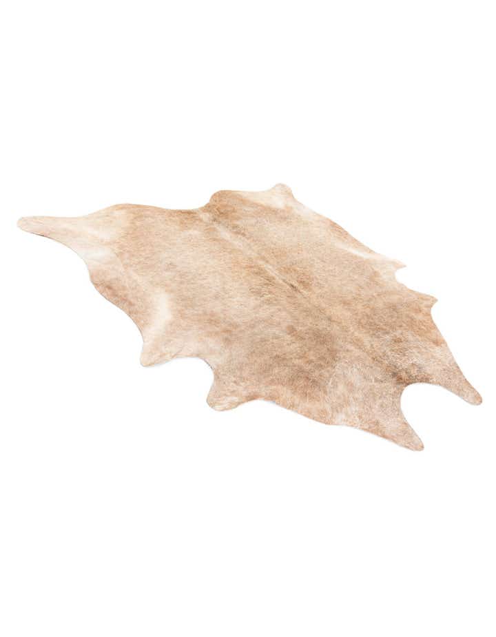 7' x 7' 1 Cowhide Leather Square Rug