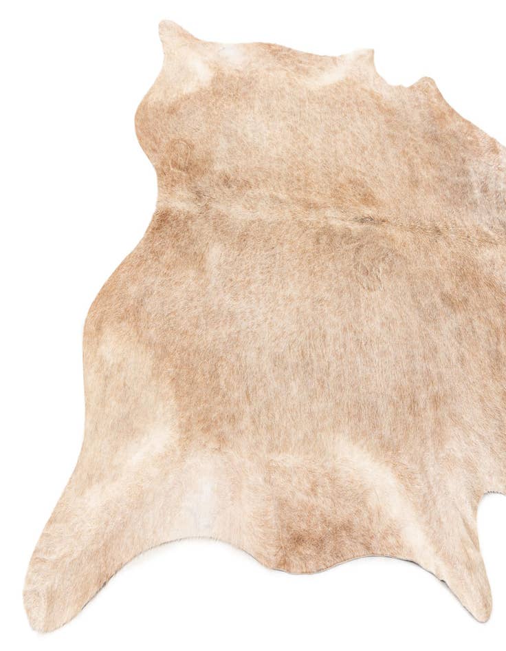 Detail image of 7' x 7' 1 Cowhide Leather Square Rug
