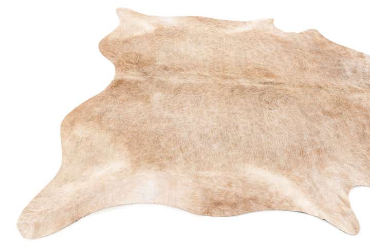 7' x 7' 1 Cowhide Leather Square Rug