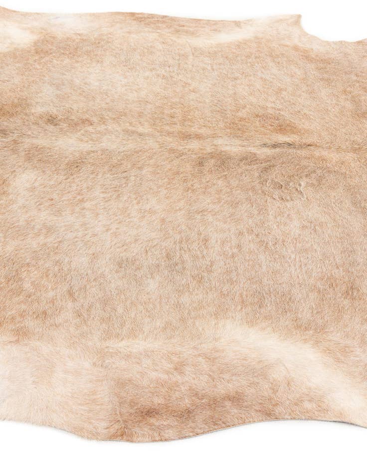 Detail image of 7' x 7' 1 Cowhide Leather Square Rug
