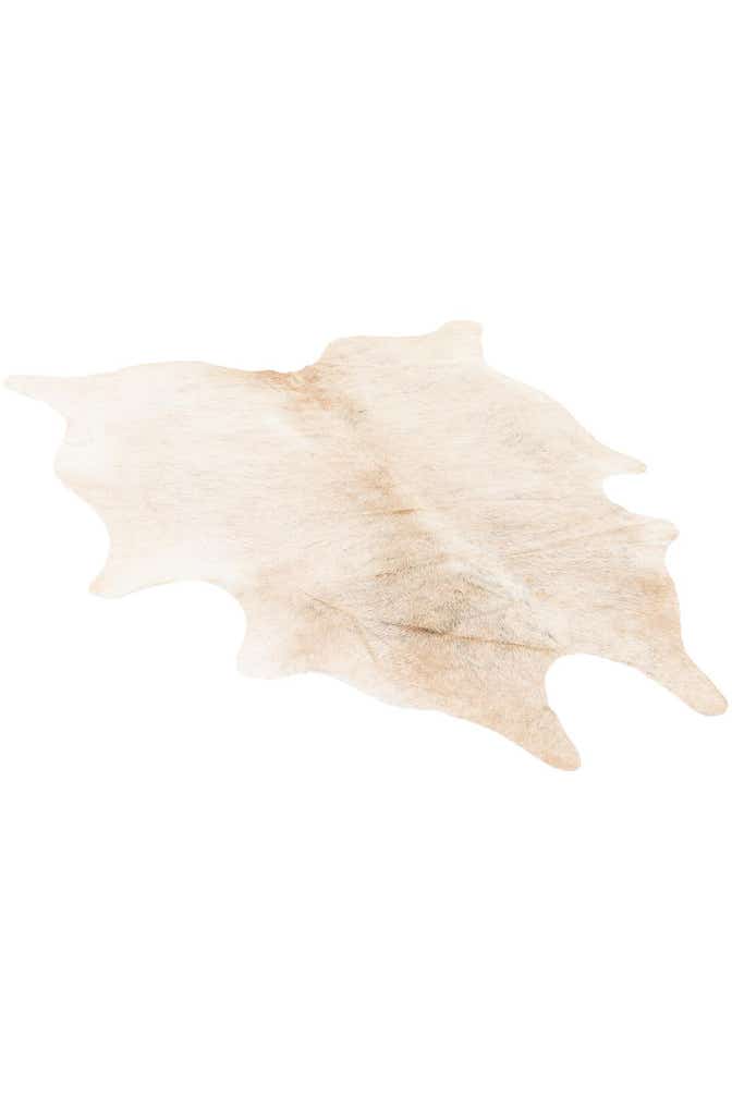 5' 10 x 6' 5 Cowhide Leather Square Rug