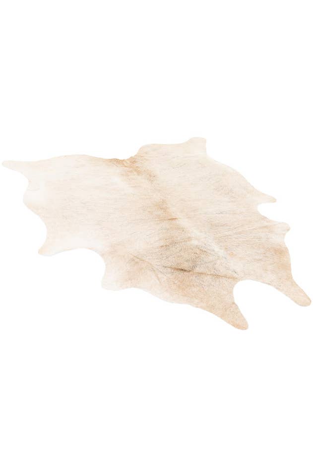 Detail image of 5' 10 x 6' 5 Cowhide Leather Square Rug