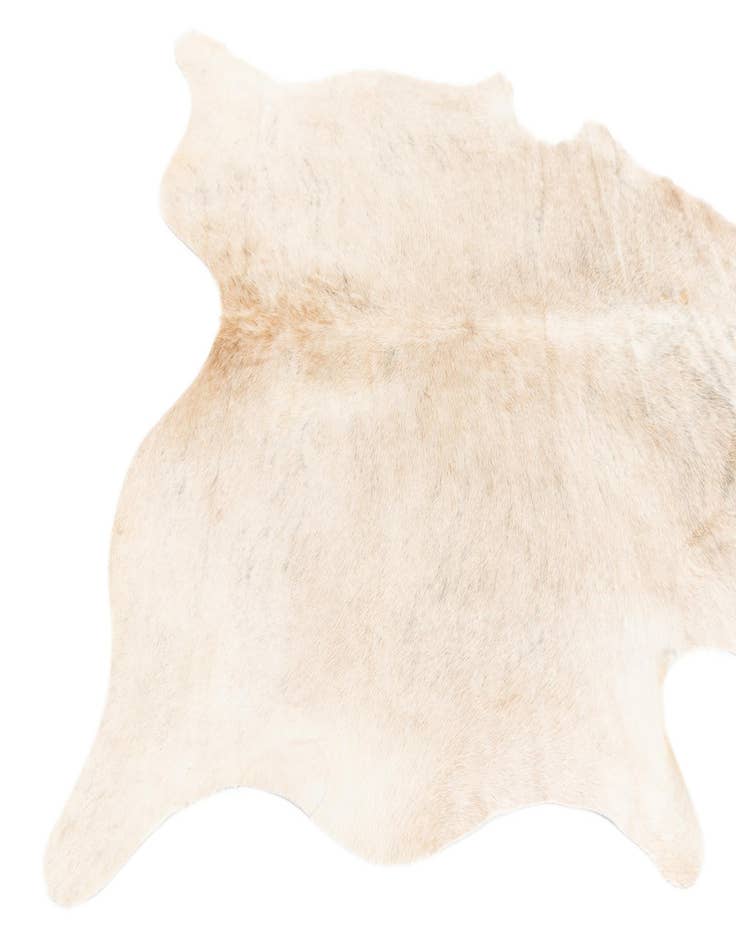 Detail image of 5' 10 x 6' 5 Cowhide Leather Square Rug