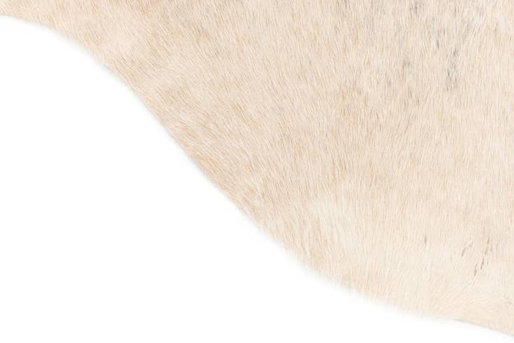 Detail image of 5' 10 x 6' 5 Cowhide Leather Square Rug