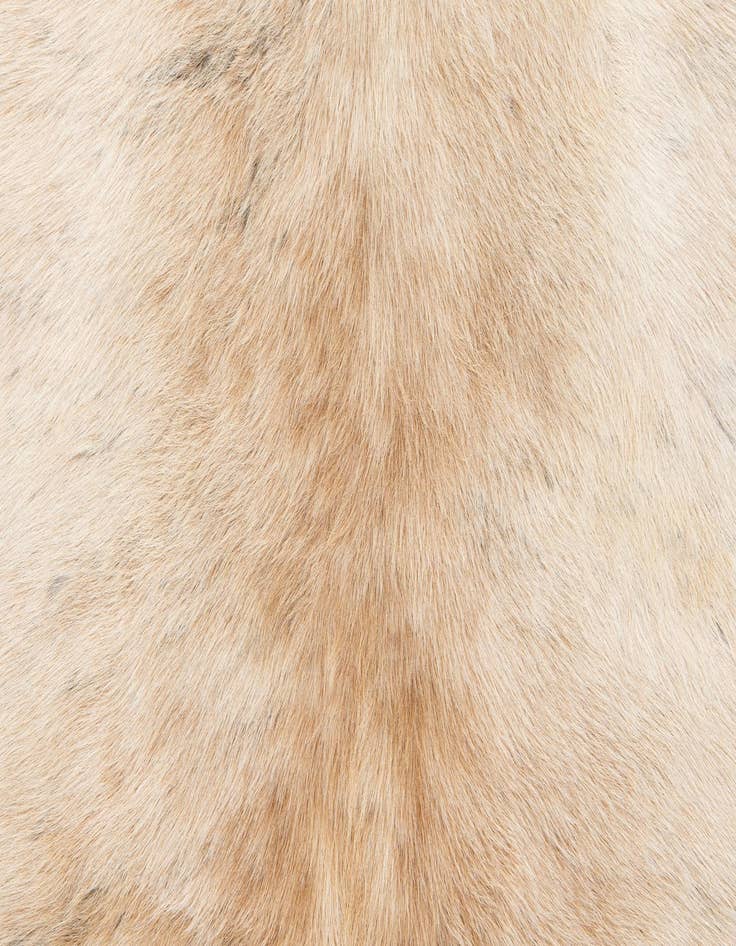 Detail image of 5' 10 x 6' 5 Cowhide Leather Square Rug