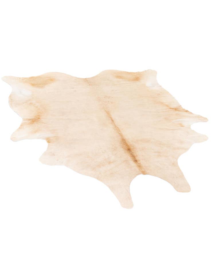 Detail image of 6' 2 x 6' 8 Cowhide Leather Square Rug