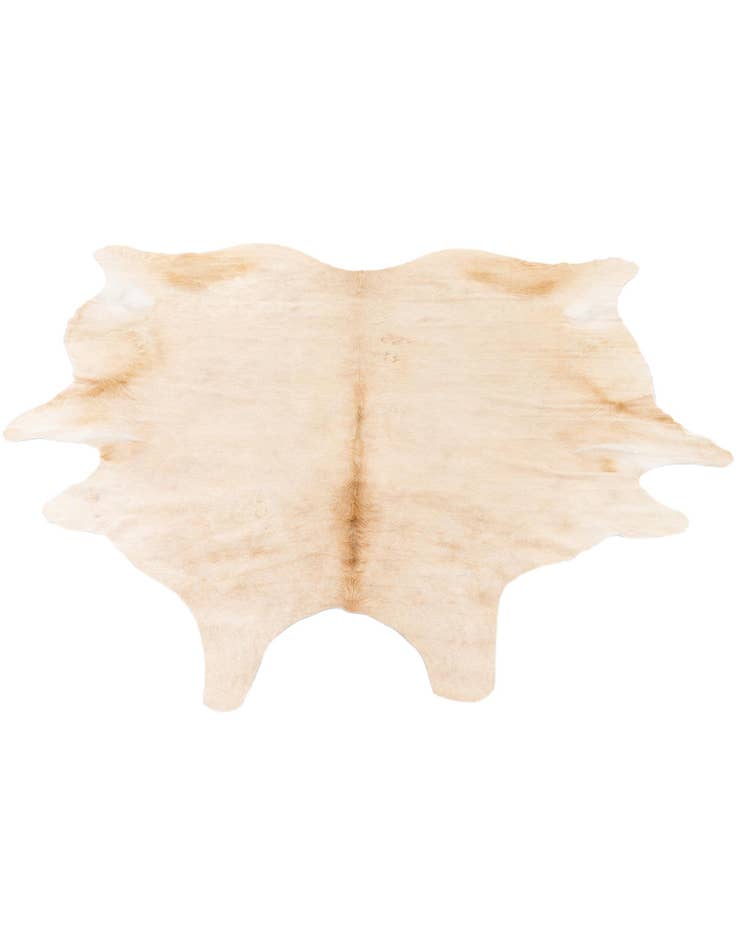 Detail image of 6' 2 x 6' 8 Cowhide Leather Square Rug