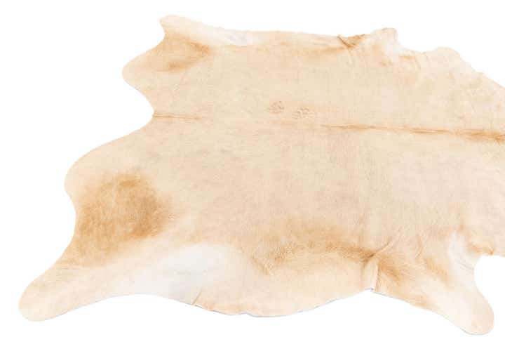 6' 2 x 6' 8 Cowhide Leather Square Rug