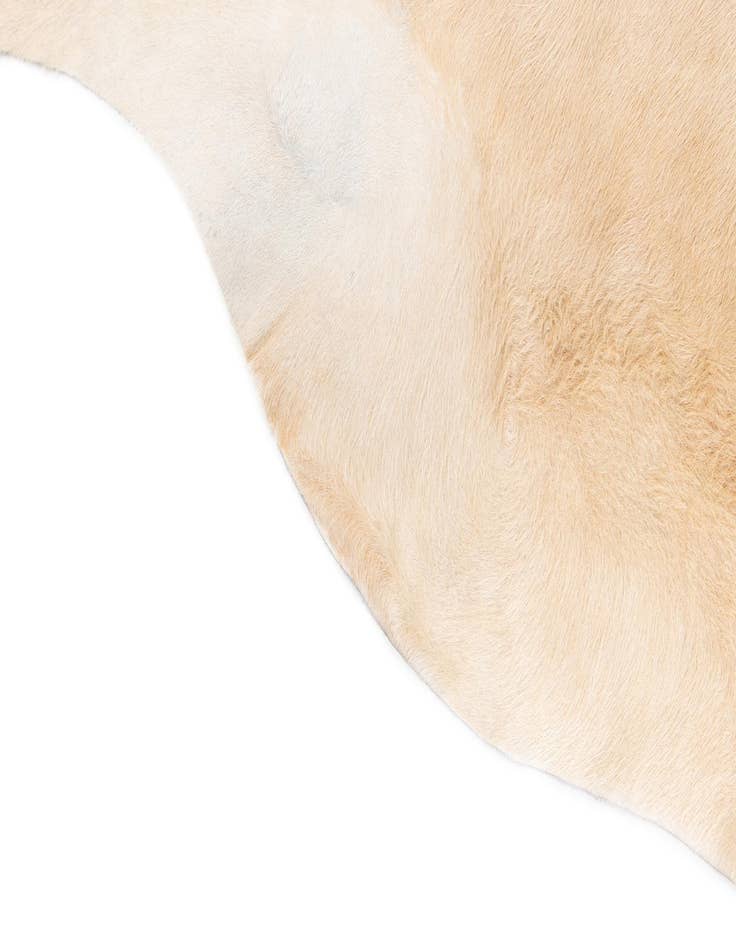 Detail image of 6' 2 x 6' 8 Cowhide Leather Square Rug