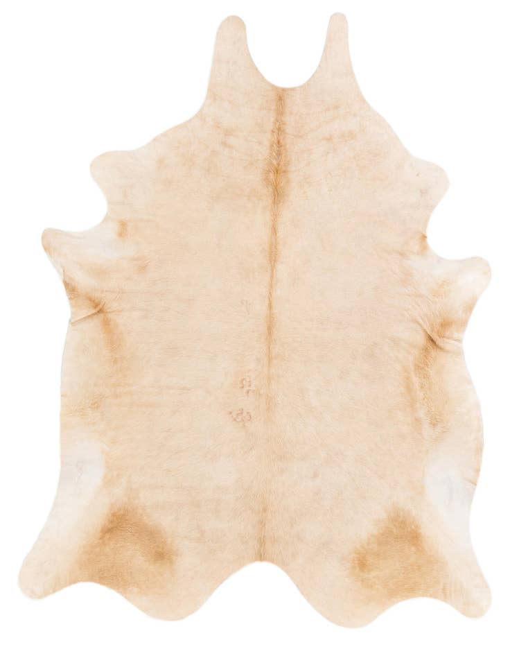 Detail image of 6' 2 x 6' 8 Cowhide Leather Square Rug