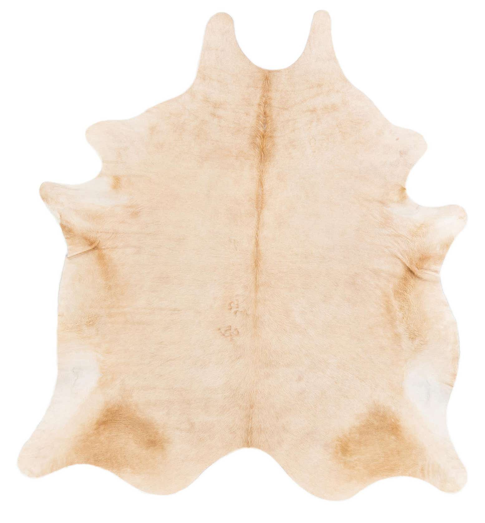 6' 2 x 6' 8 Cowhide Leather Square Rug
