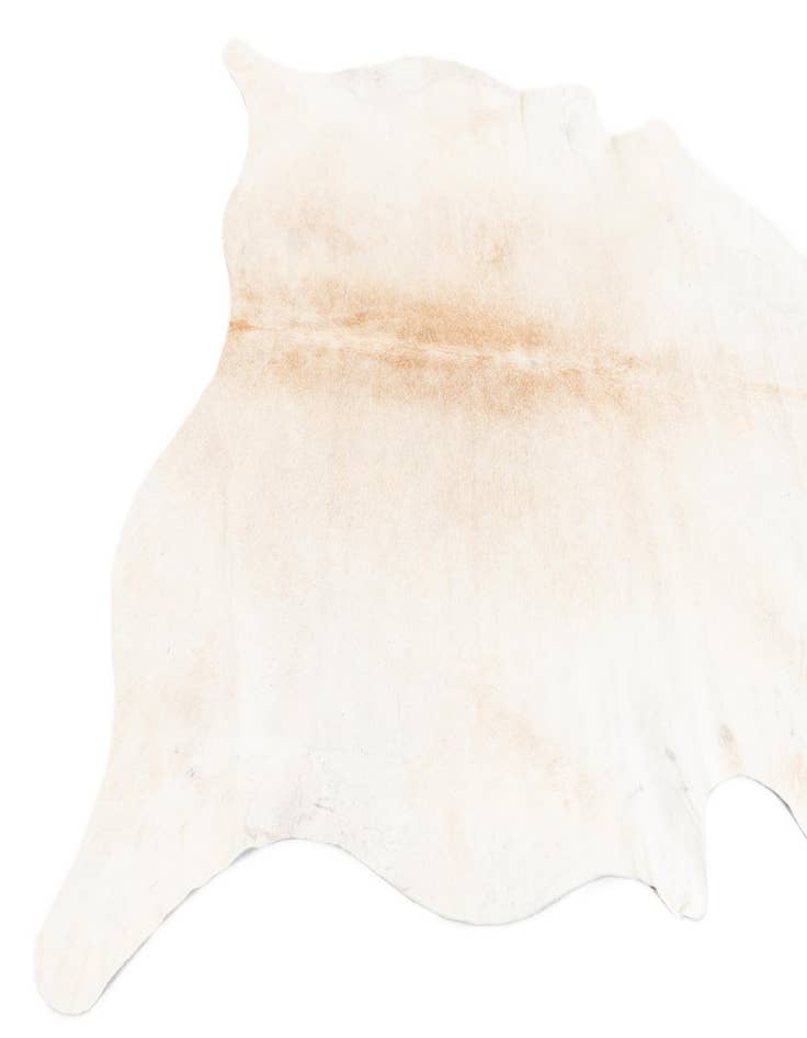 Detail image of 5' 11 x 6' 5 Cowhide Leather Square Rug