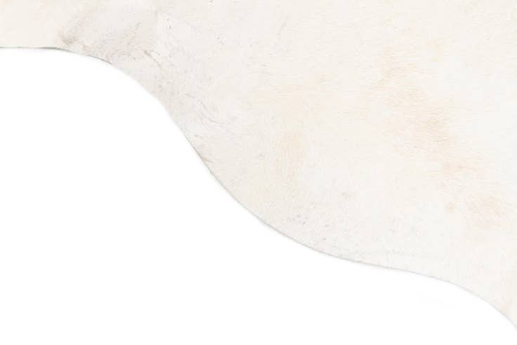 Detail image of 5' 11 x 6' 5 Cowhide Leather Square Rug