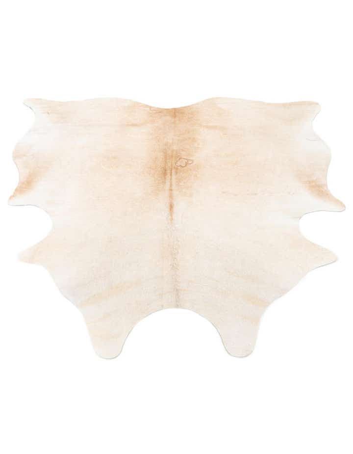 5' 4 x 5' 11 Cowhide Leather Square Rug