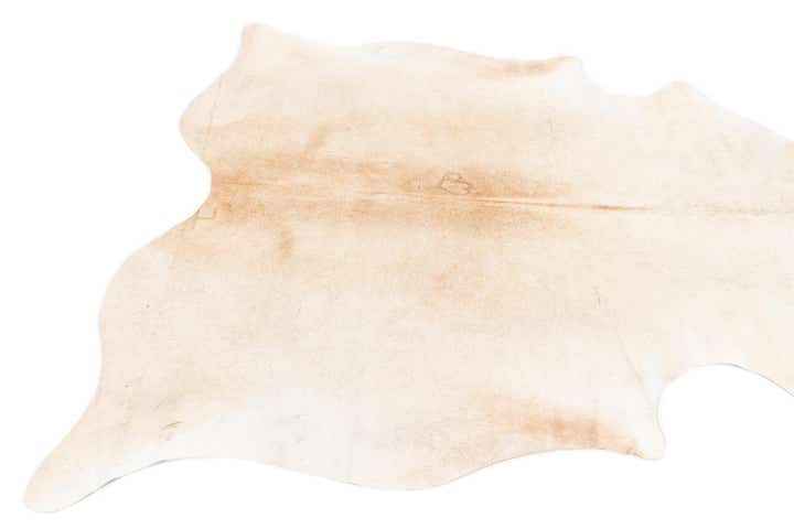 5' 4 x 5' 11 Cowhide Leather Square Rug