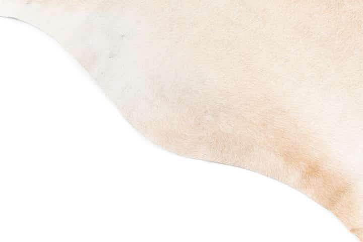 5' 4 x 5' 11 Cowhide Leather Square Rug