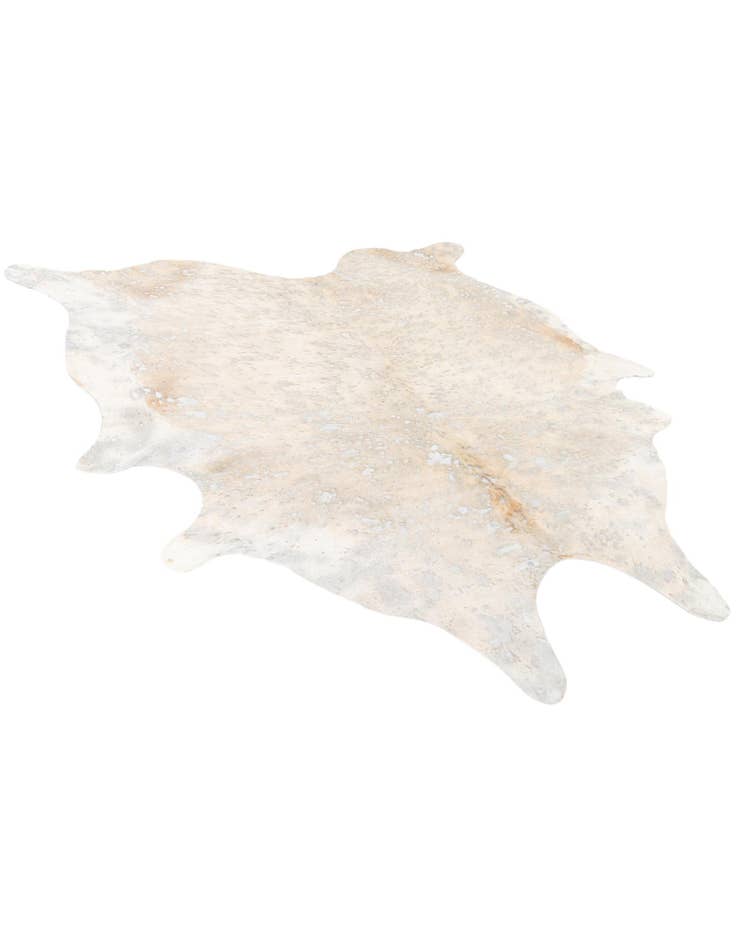 Detail image of 6' 2 x 6' 10 Cowhide Leather Square Rug