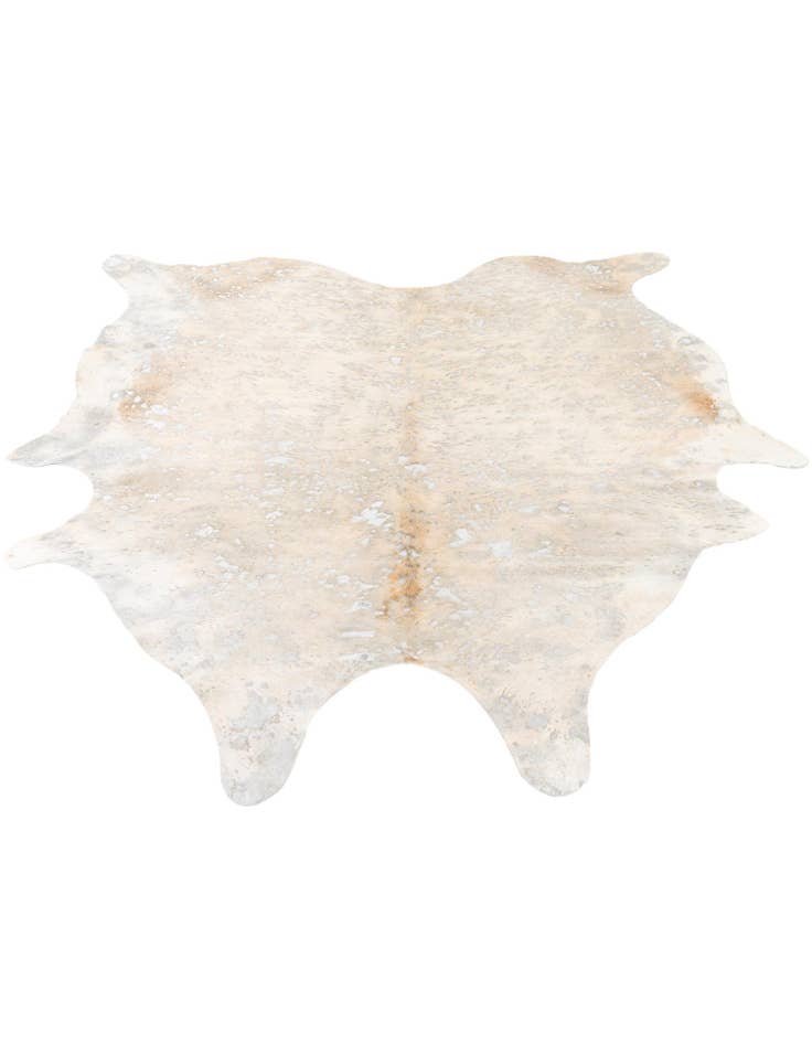 Detail image of 6' 2 x 6' 10 Cowhide Leather Square Rug