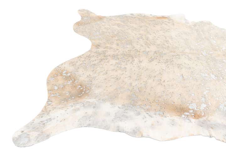 6' 2 x 6' 10 Cowhide Leather Square Rug