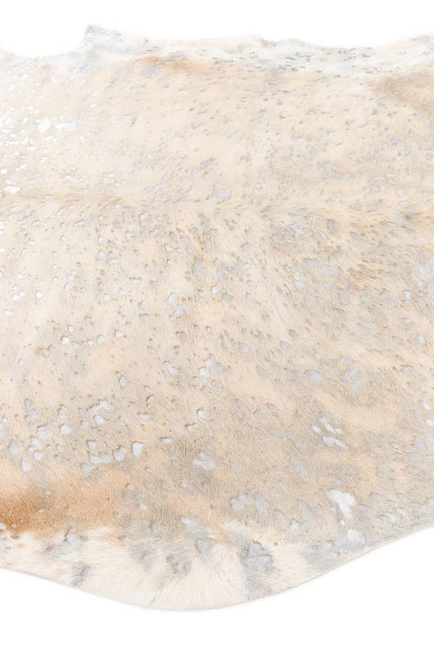 Detail image of 6' 2 x 6' 10 Cowhide Leather Square Rug