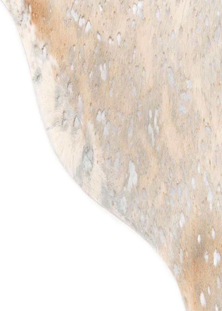 6' 2 x 6' 10 Cowhide Leather Square Rug
