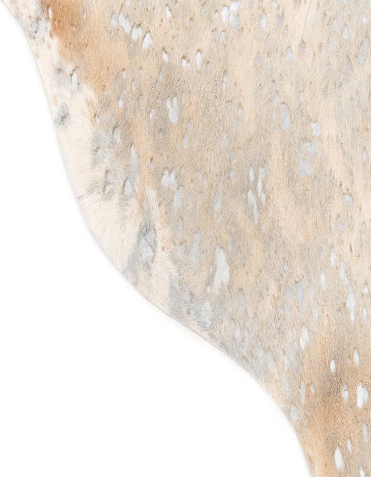 Detail image of 6' 2 x 6' 10 Cowhide Leather Square Rug