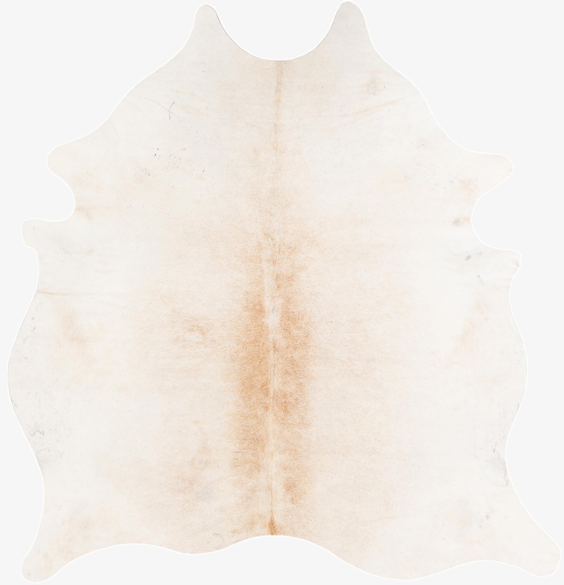 5' 11 x 6' 5 Cowhide Leather Square Rug