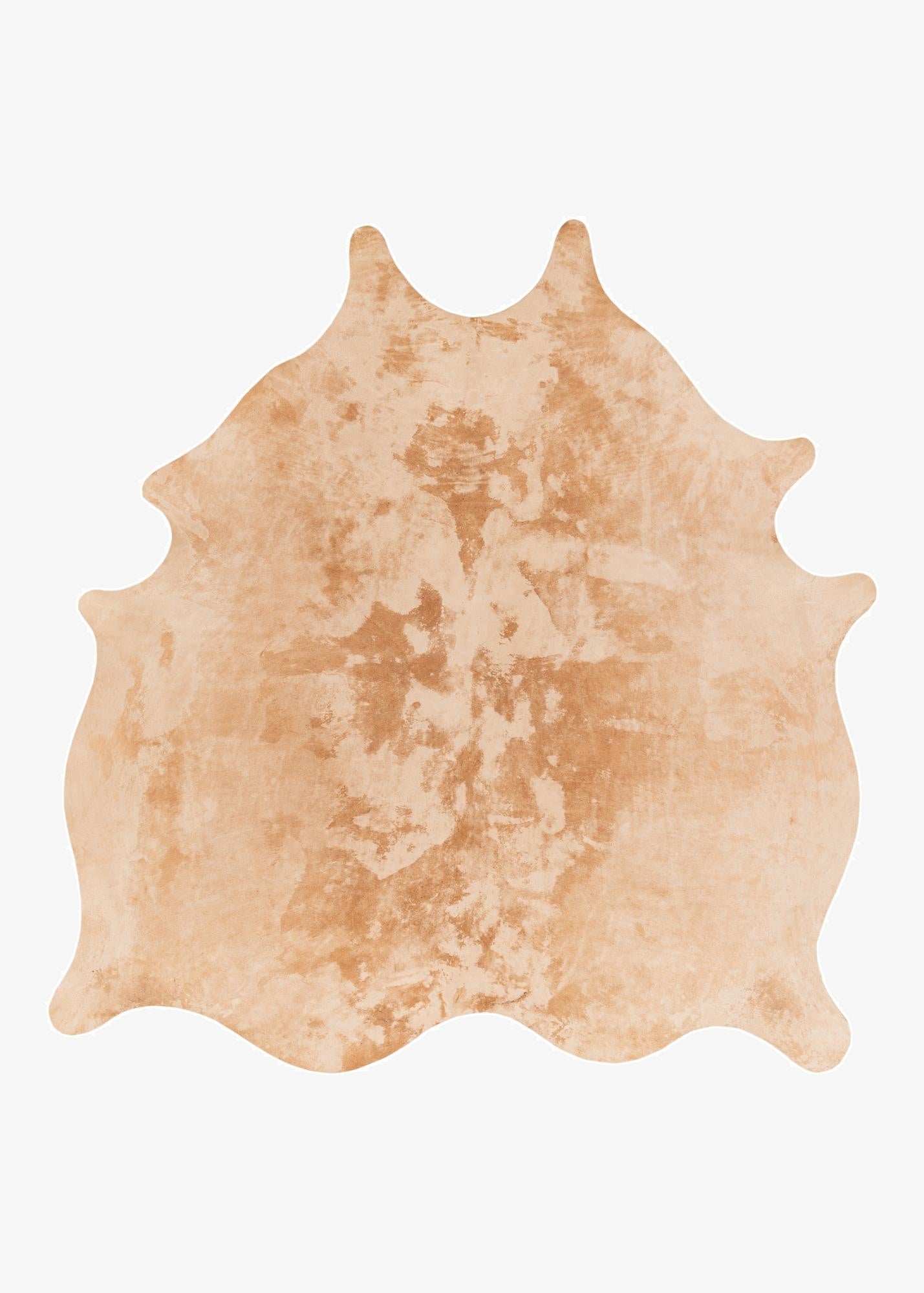 6' 2 x 6' 6 Cowhide Leather Square Rug