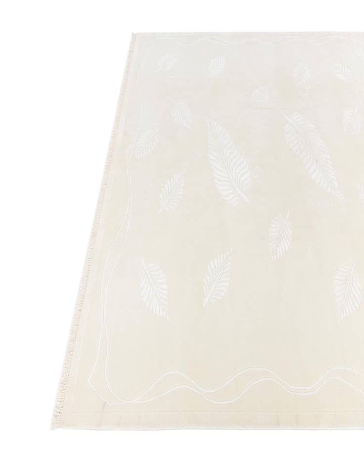 Detail image of 6' 11 x 7' 9  Hand Knotted Darya Wool Square Rug