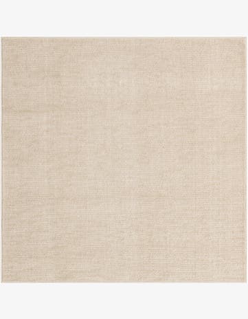 Beige Essence Square Rug