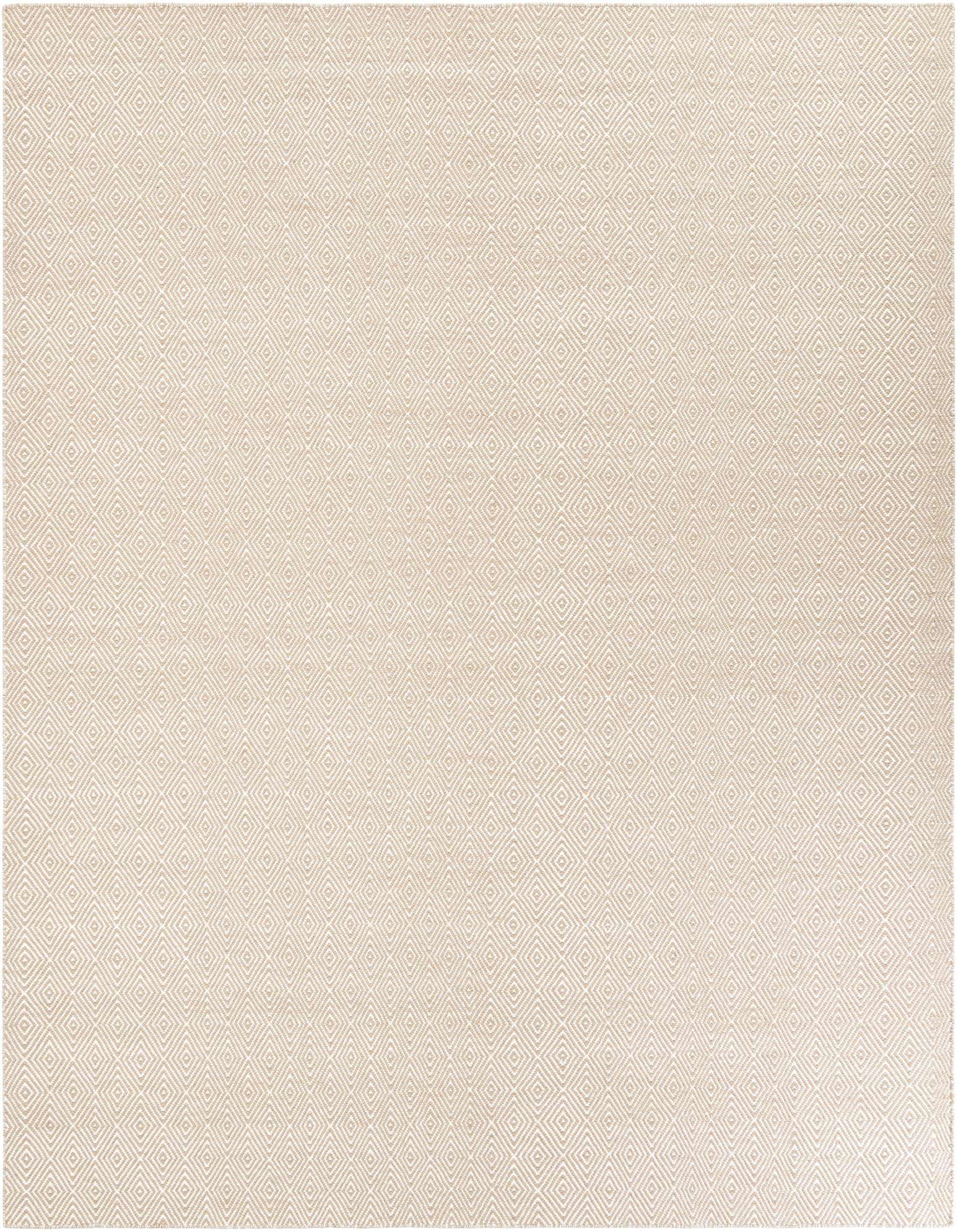 10' x 10' Hand Woven Geo Trellis Flatweave Square Rug