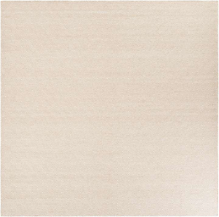 10' x 10' Hand Woven Geo Trellis Flatweave Square Rug