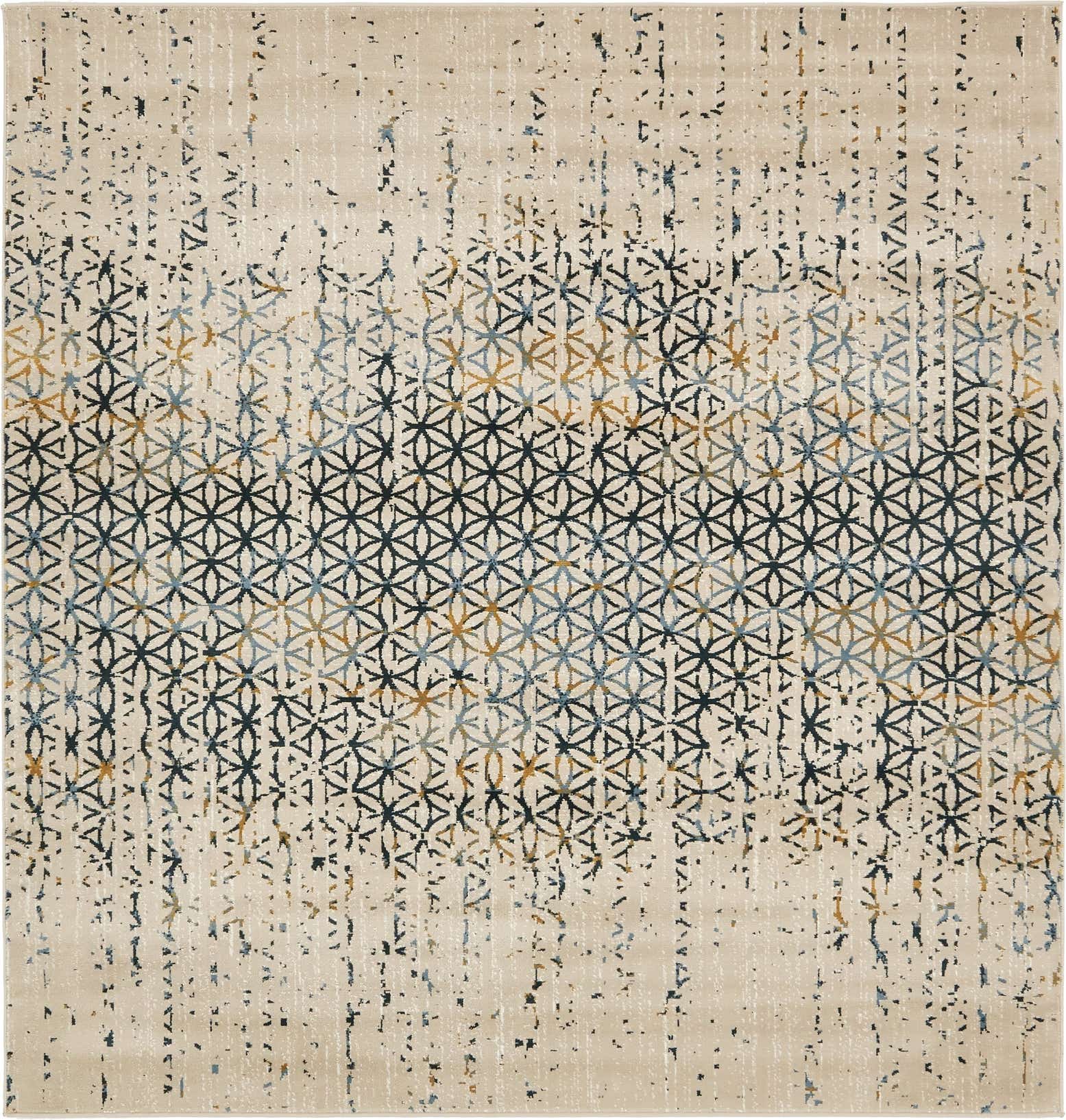 6' x 6' Illusion Square Rug