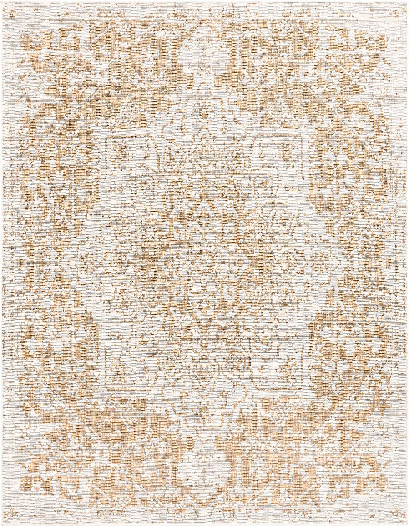 7' 10 x 7' 10 Easy-Clean Jill Zarin Dubai Indoor / Outdoor Square Rug