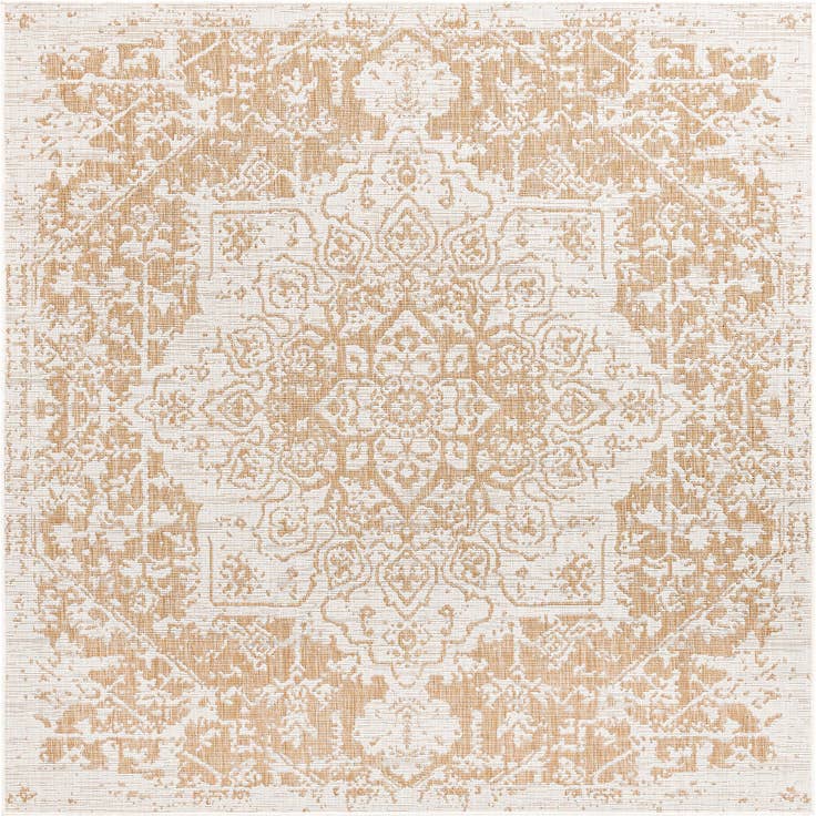 Detail image of 7' 10 x 7' 10 Easy-Clean Jill Zarin Dubai Indoor / Outdoor Square Rug