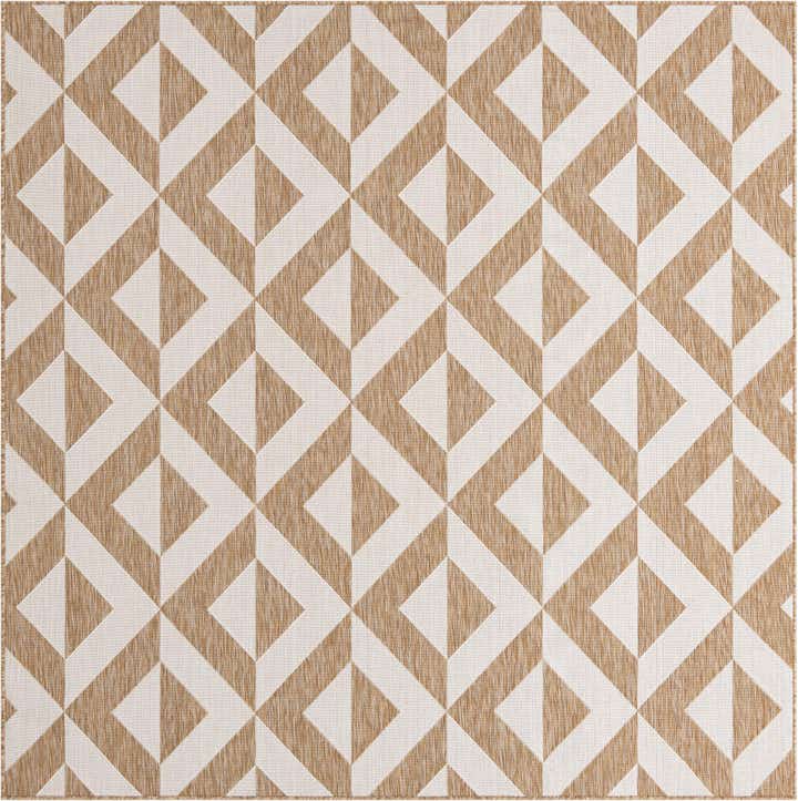 7' 10 x 7' 10 Easy-Clean Jill Zarin Napa Indoor / Outdoor Square Rug