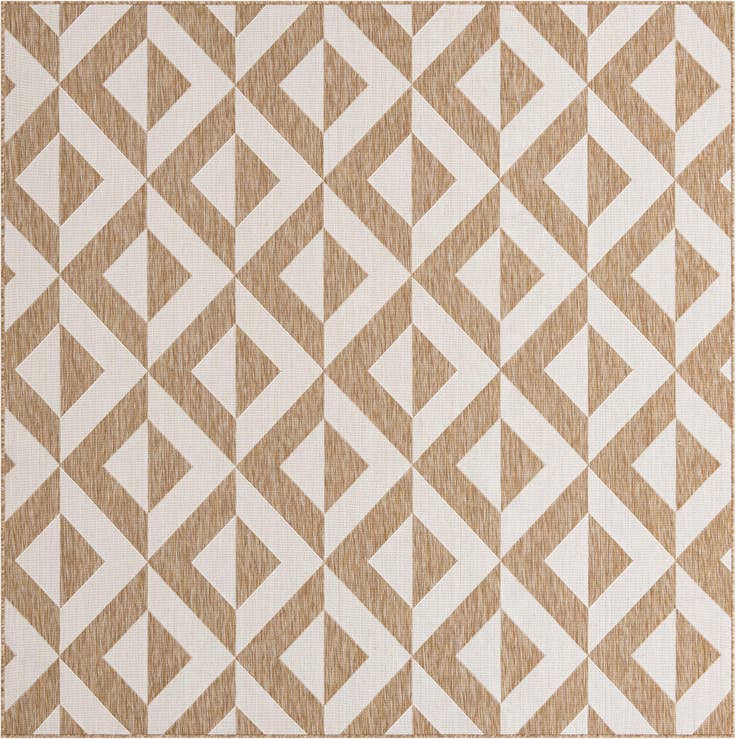 Detail image of 7' 10 x 7' 10 Easy-Clean Jill Zarin Napa Indoor / Outdoor Square Rug