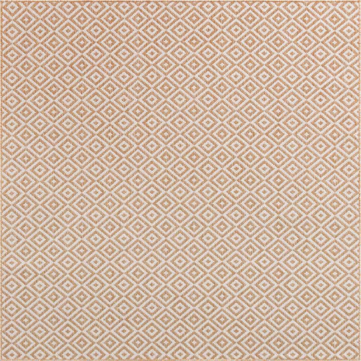 7' 10 x 7' 10 Easy-Clean Jill Zarin Costa Rica Indoor / Outdoor Square Rug