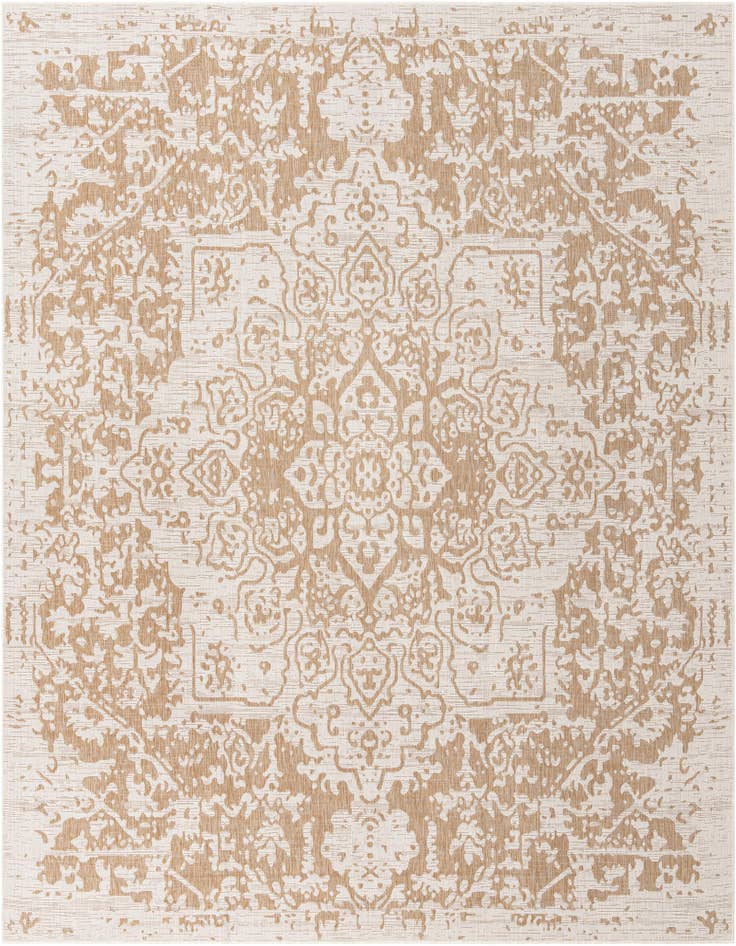 Detail image of 10' 8 x 10' 8 Easy-Clean Jill Zarin Dubai Indoor / Outdoor Square Rug