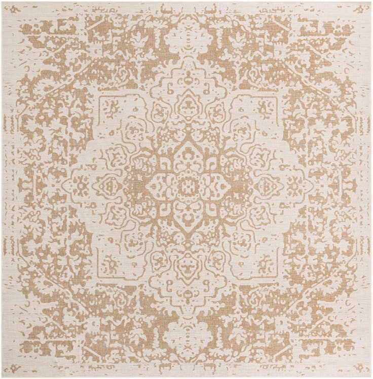 Detail image of 13' x 13' Easy-Clean Jill Zarin Dubai Indoor / Outdoor Square Rug