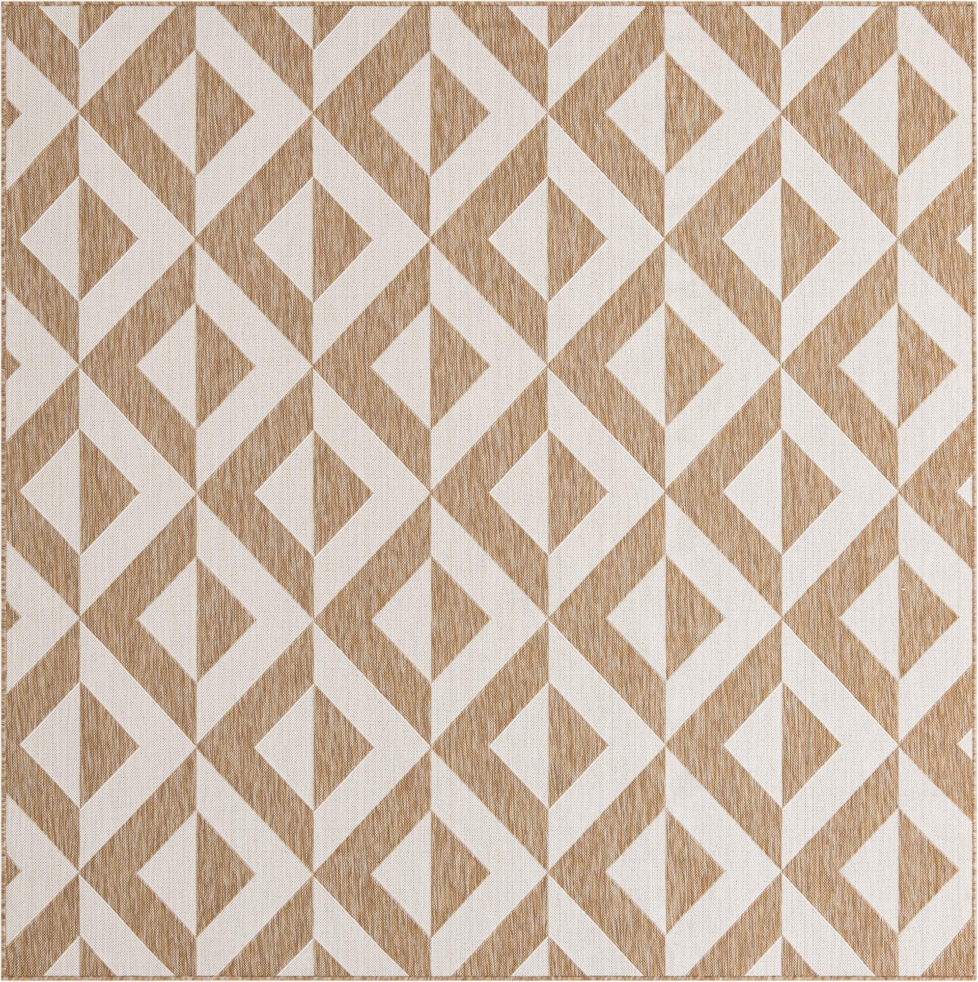 7' 10 x 7' 10  Washable Jill Zarin Napa Indoor / Outdoor Square Rug