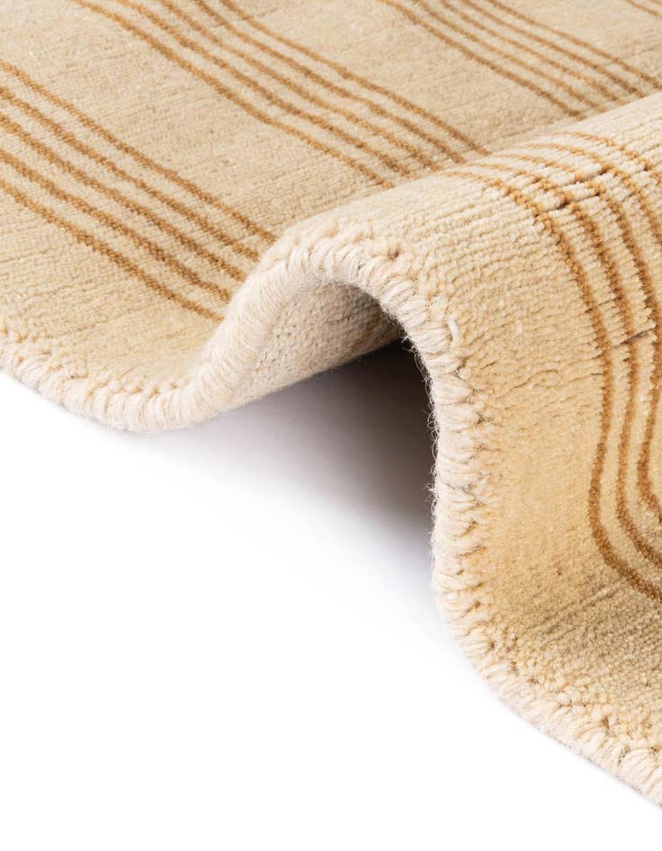 Detail image of 7' 10 x 7' 10 Jill Zarin Striped Wool Square Rug