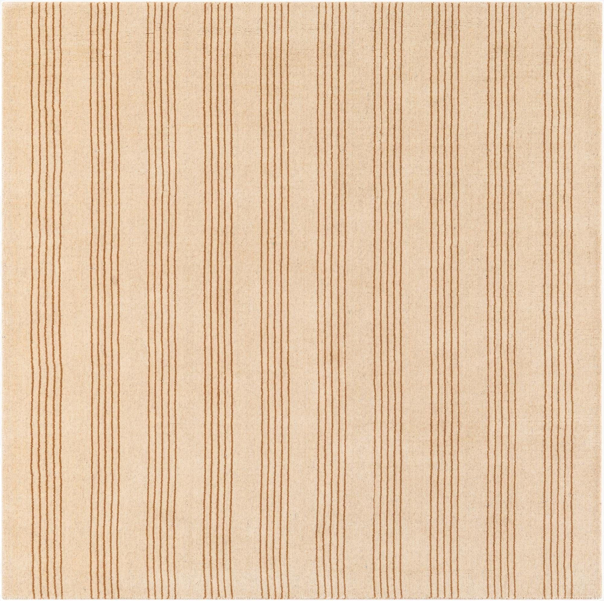 5' 1 x 5' 1 Jill Zarin Striped Wool Square Rug