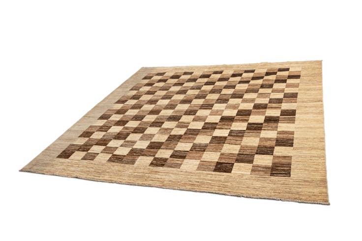 Detail image of 9' 3 x 9' 5 Juma Wool Square Rug