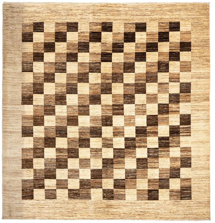 Detail image of 9' 3 x 9' 5 Juma Wool Square Rug