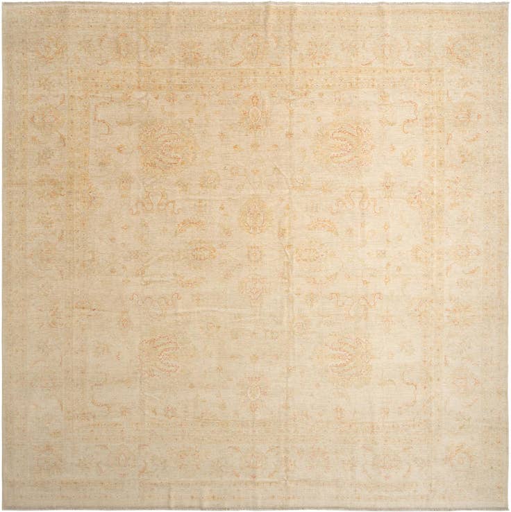 Detail image of 12' 9 x 12' 11 Kaizar Wool Square Rug