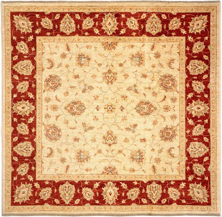 6' 6 x 6' 9 Kaizar Wool Square Rug
