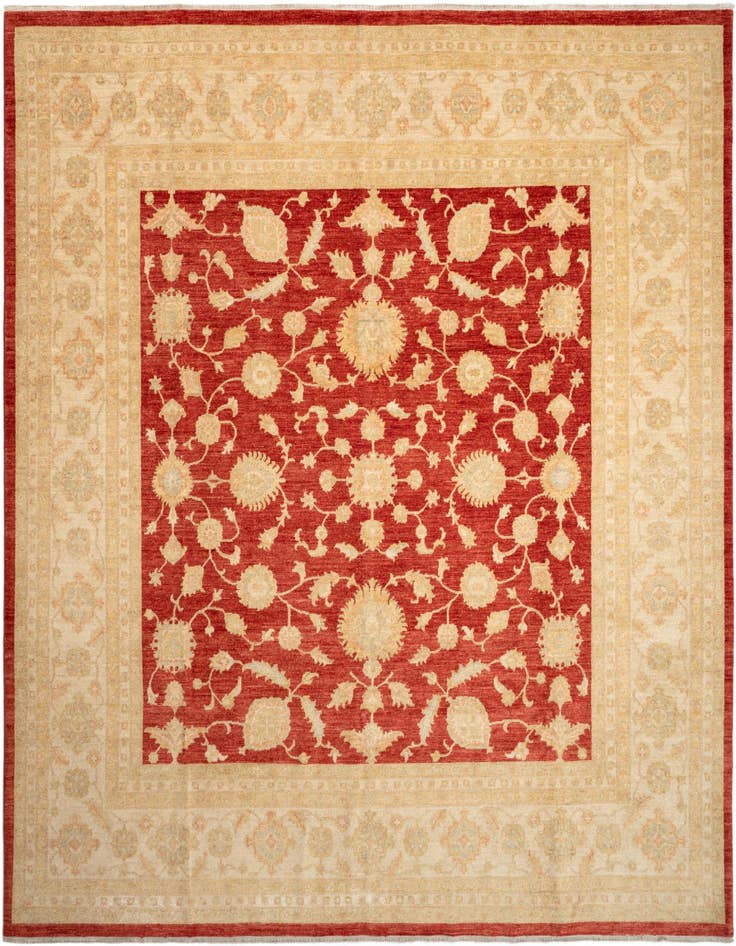 Detail image of 9' 9 x 9' 11 Kaizar Wool Square Rug