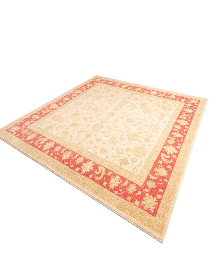 Detail image of 11' 3 x 11' 5 Kaizar Wool Square Rug