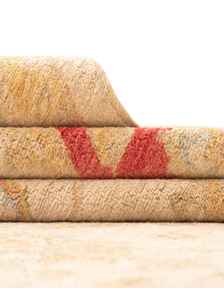 Detail image of 11' 3 x 11' 5 Kaizar Wool Square Rug